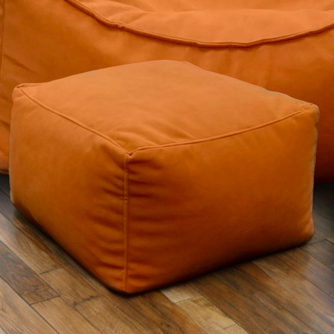 Ronde Fluwelen Zitzak Velvet Loveseat Groot Premium EPS Woonkamer Slaapkamer | Sansoti