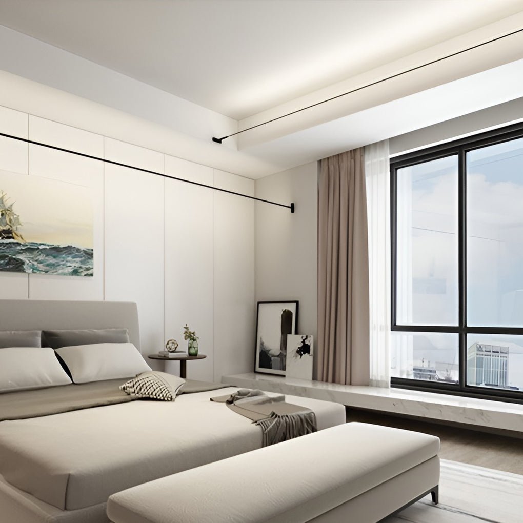 Draaibare LED Plafondlamp 360° Modern Dimbaar Strak Design Zwart Wit Aluminium Verlichting voor Woonkamer Keuken Kantoor | Sansoti