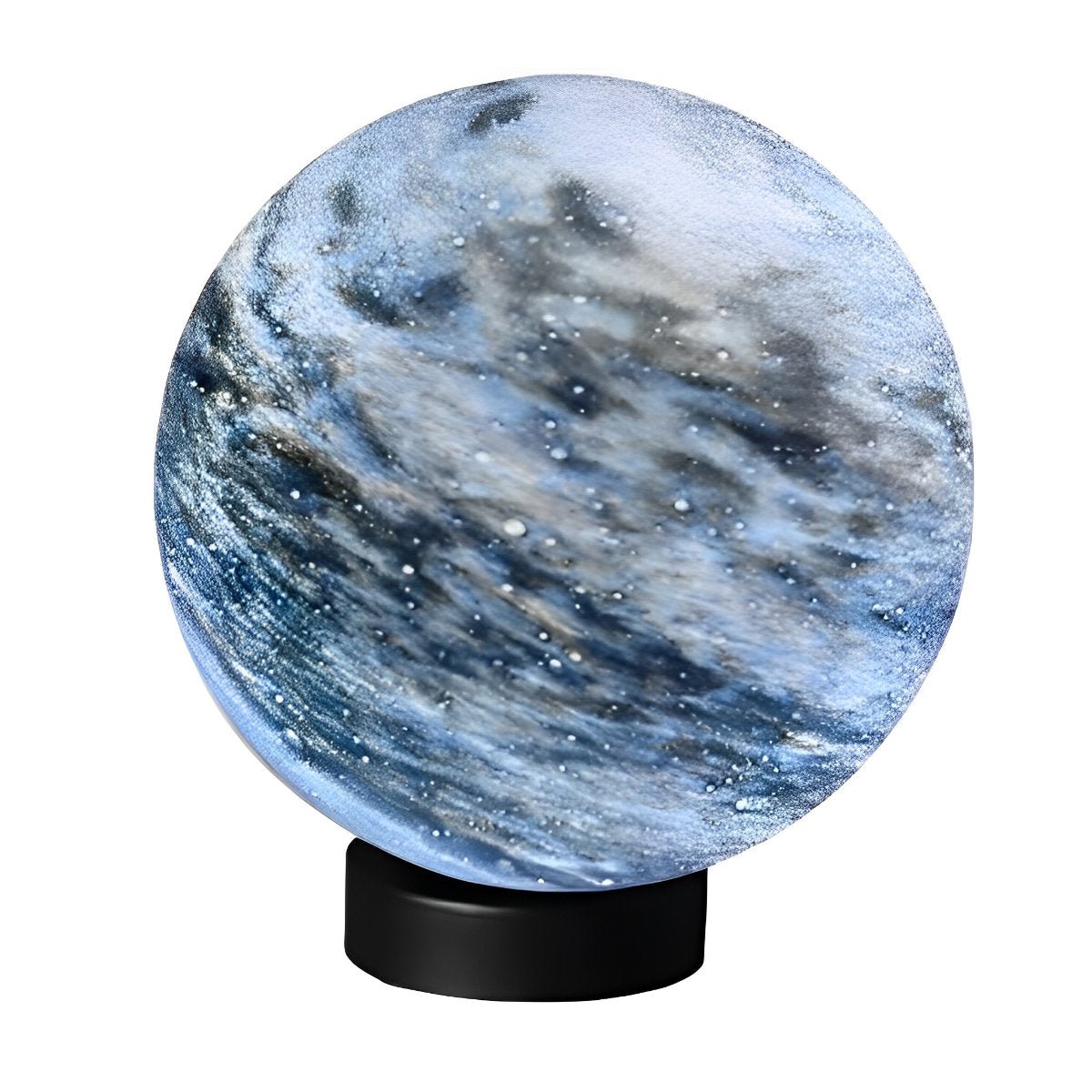 Außenlampe Pfostenkopf Kugel Glas Marmoroptik Warmweiß Garten Einfahrt Tor Villa Außenbeleuchtung Sockellampe E27 IP54 Gartenlampe Stimmungsbeleuchtung | Restfield