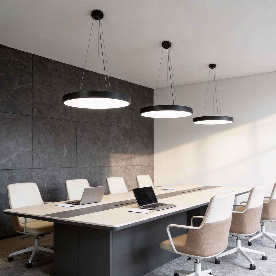 Moderne Runde LED-Hängeleuchte Mit Dimmbarer Lichtfarbe Und Verstellbarer Aufhängung | Restfield