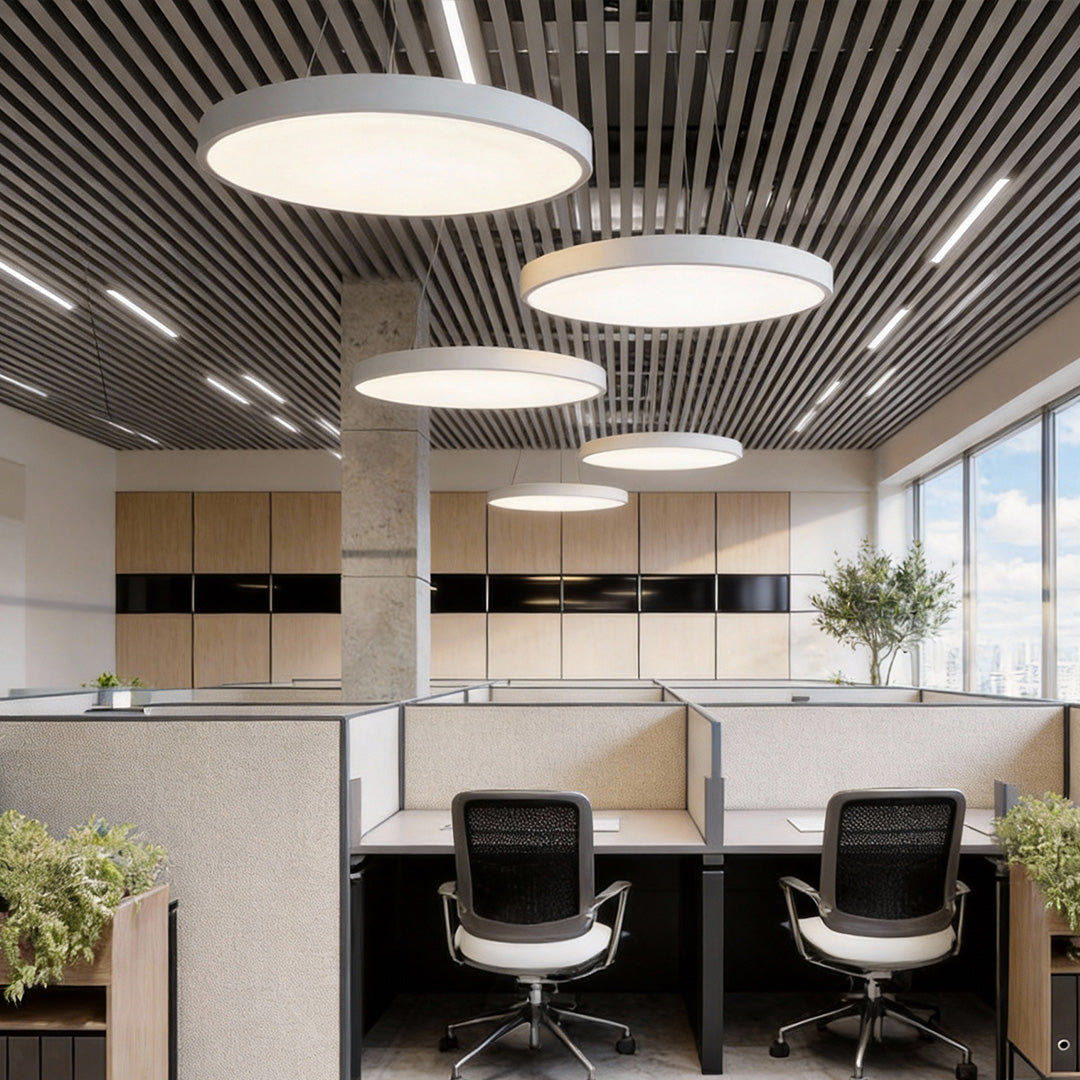 Moderne Runde LED-Hängeleuchte Mit Dimmbarer Lichtfarbe Und Verstellbarer Aufhängung | Restfield