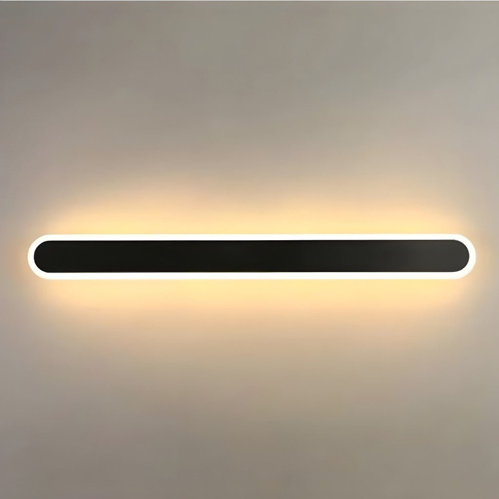 Aluminium Buitenwandlamp Afgeronde Randen IP65 LED Verlichting Gevel Entree Tuin Balkon Zwart Wit Goud | Sansoti
