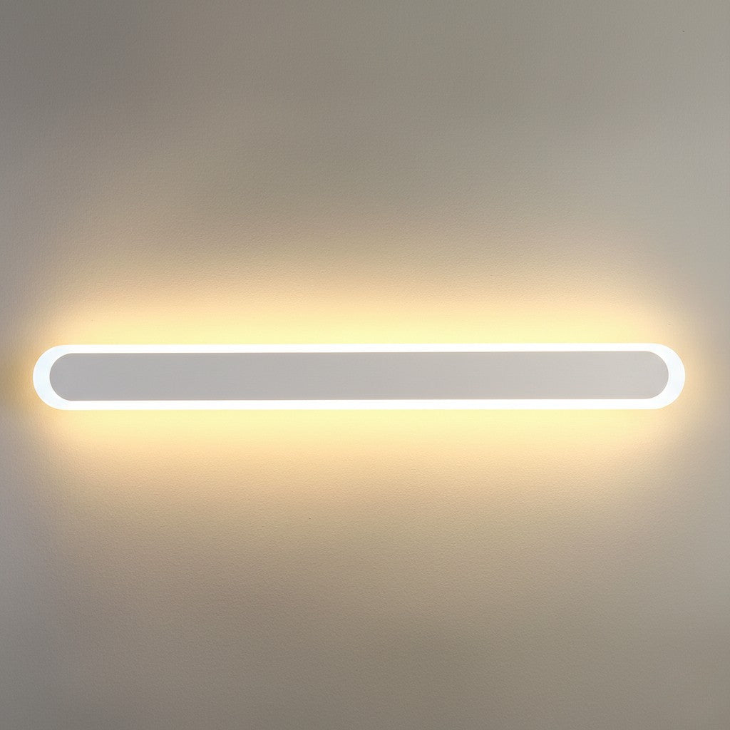 Aluminium Buitenwandlamp Afgeronde Randen IP65 LED Verlichting Gevel Entree Tuin Balkon Zwart Wit Goud | Sansoti