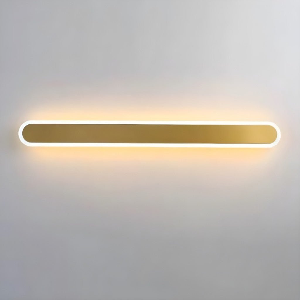 Aluminium Buitenwandlamp Afgeronde Randen IP65 LED Verlichting Gevel Entree Tuin Balkon Zwart Wit Goud | Sansoti