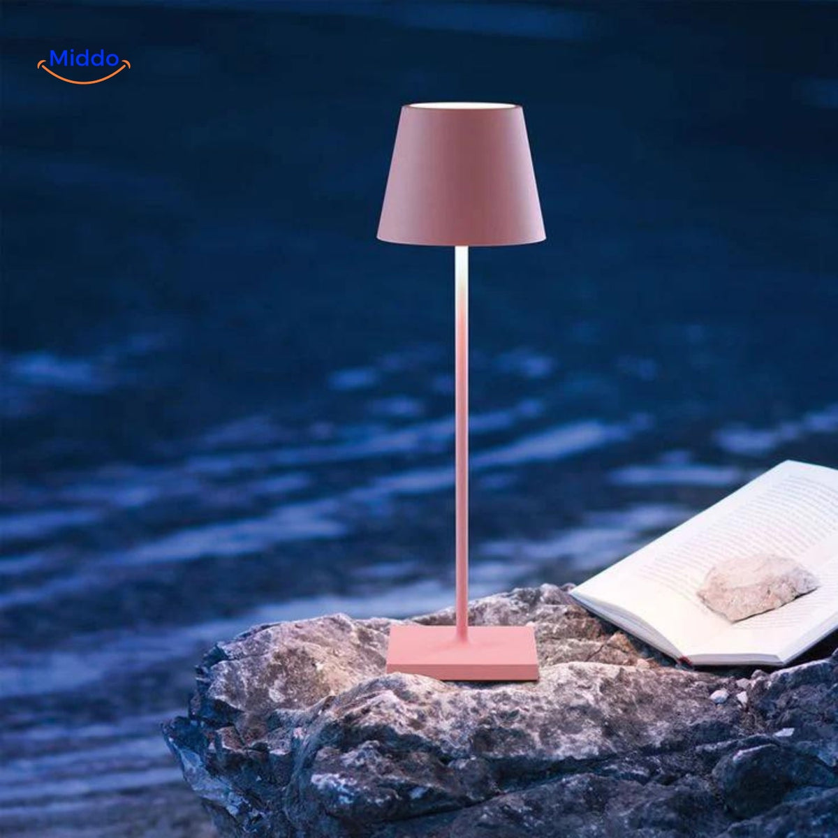Portable LED Lamp Dimmable Rechargeable USB-C IP54 Waterproof for Table Indoor Outdoor Garden Patio | Sansoti