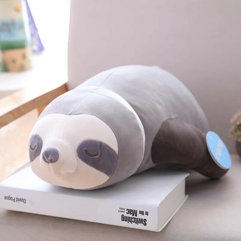 Zachte Luiaard Knuffel 60-100cm Pluche Dier Kinderkamer Speelgoed Slaapkamer Decoratie Cadeau Kind Baby | Sansoti