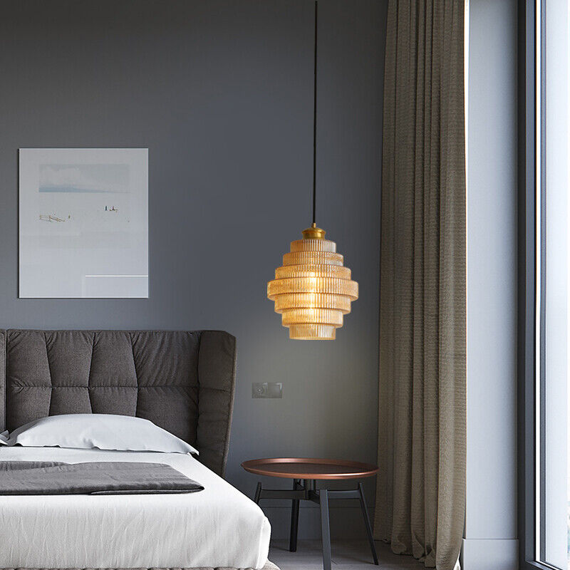 Glazen Hanglamp met Metalen Flessendesign E27 Fitting Diameter 22cm voor Keuken Eetkamer Woonkamer Verlichting | Sansoti