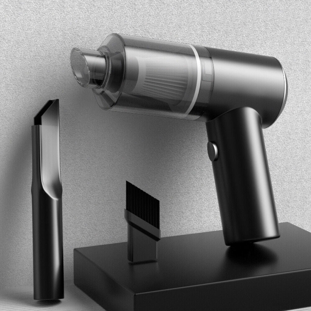 Cordless Handheld Vacuum Cleaner Rechargeable via USB Compact Design for Car Keyboard Desk and Office | Sansoti