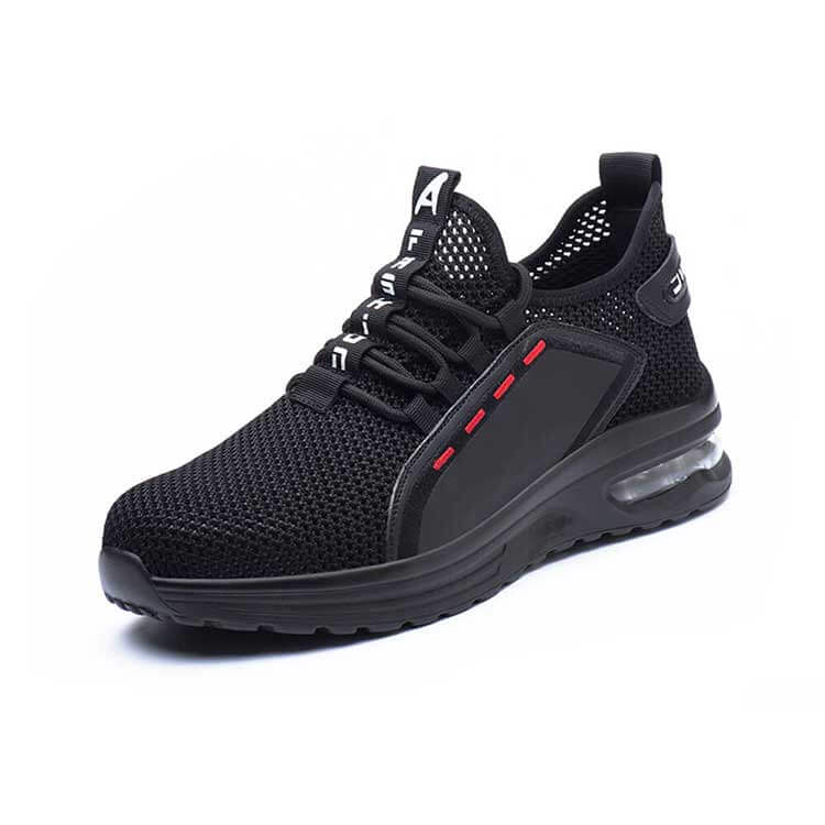 Buty ochronne z metalowym noskiem dla mężczyzn, obuwie robocze S3, antypoślizgowe, z przewiewnej siateczki, sportowy design | Sansoti