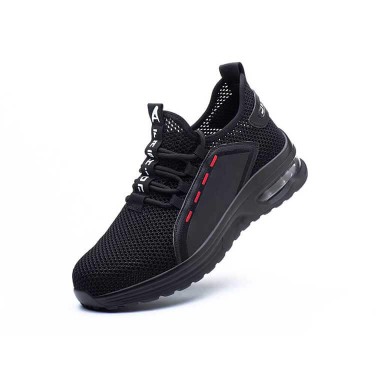 Buty ochronne z metalowym noskiem dla mężczyzn, obuwie robocze S3, antypoślizgowe, z przewiewnej siateczki, sportowy design | Sansoti