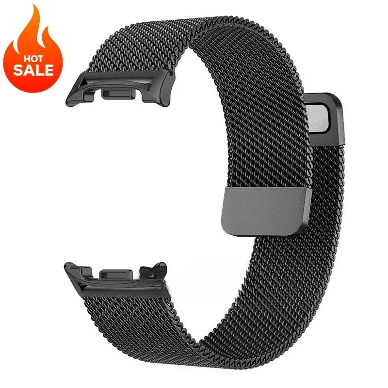 Bracelet de montre en maille milanaise magnétique en acier inoxydable pour smartwatch, réglable, respirant, bracelet universel | Sansoti