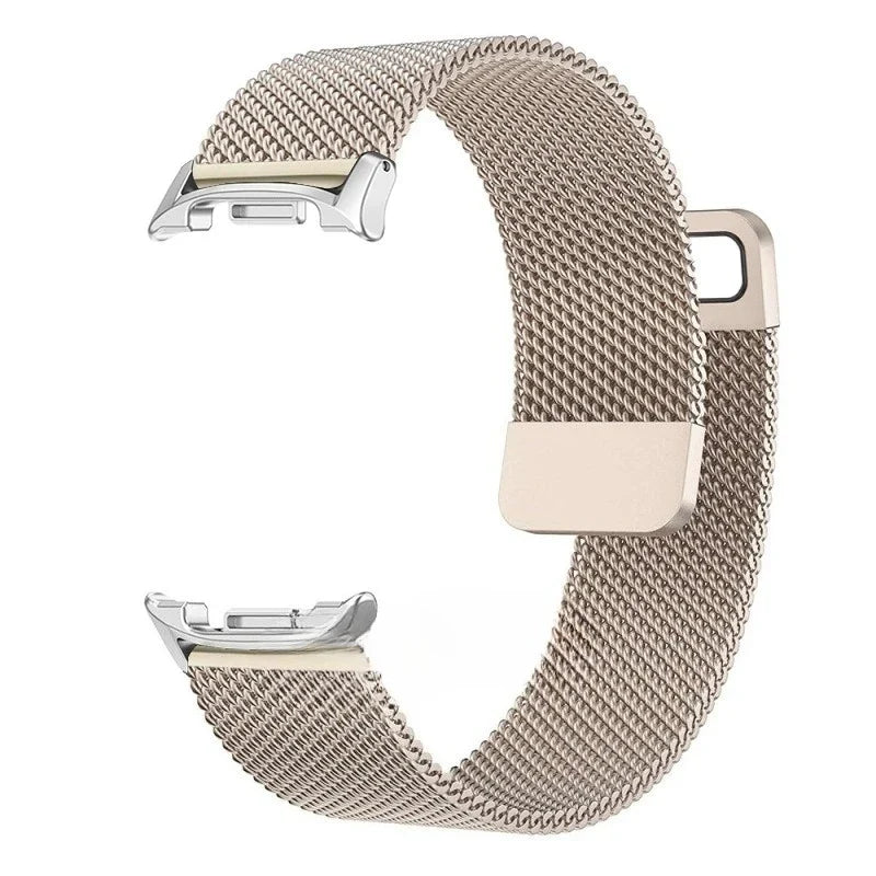 Bracelet de montre en maille milanaise magnétique en acier inoxydable pour smartwatch, réglable, respirant, bracelet universel | Sansoti