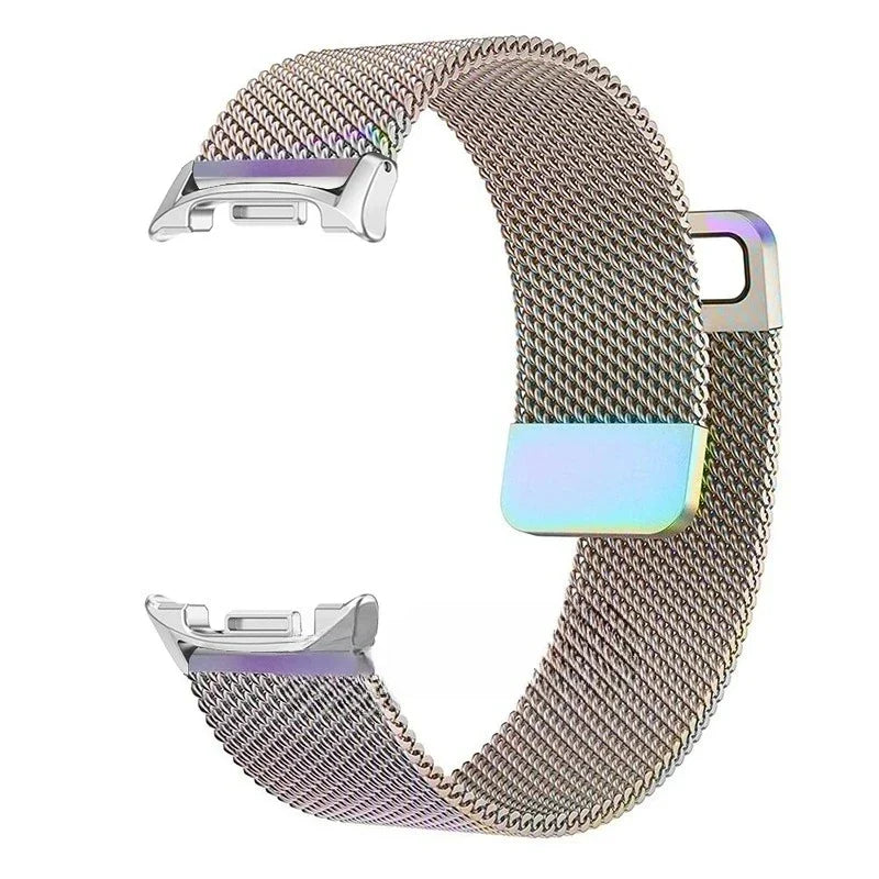 Bracelet de montre en maille milanaise magnétique en acier inoxydable pour smartwatch, réglable, respirant, bracelet universel | Sansoti