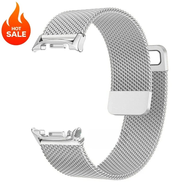 Bracelet de montre en maille milanaise magnétique en acier inoxydable pour smartwatch, réglable, respirant, bracelet universel | Sansoti