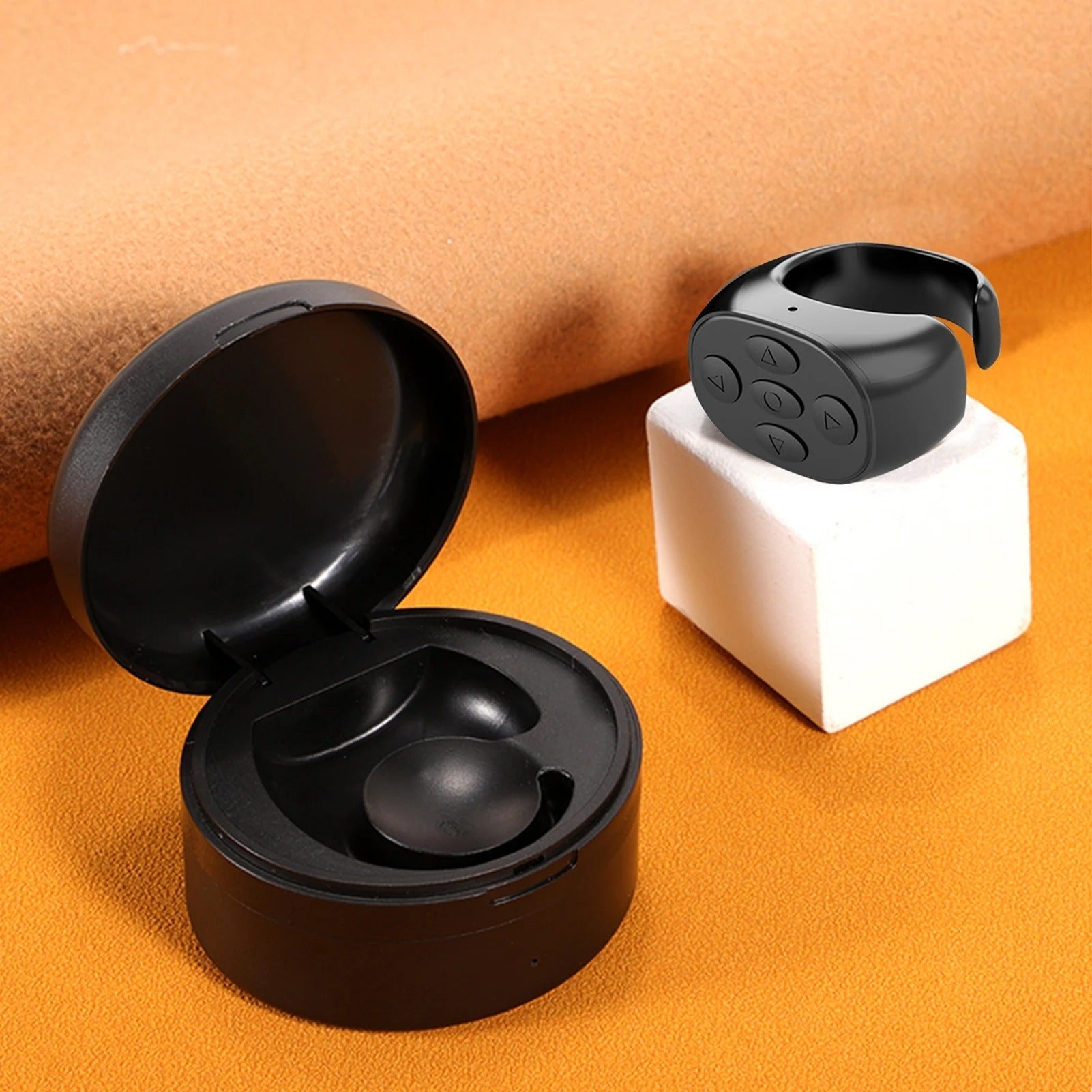 Bluetooth Scrollring voor Handsfree Bladeren Scrollen Zwart Wit Roze Smartphones Tablets Mobiele Apparaten | Sansoti