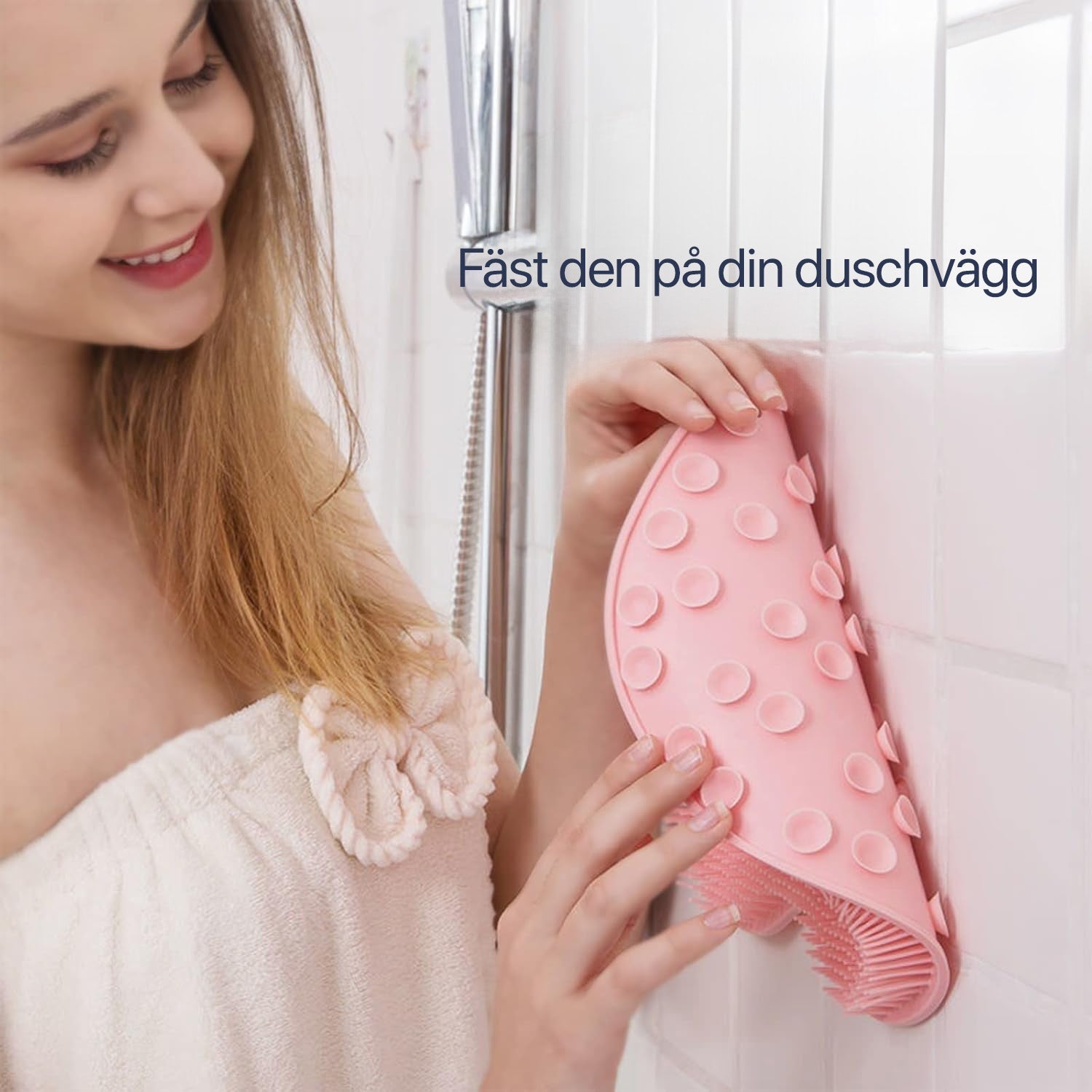 Siliconen Voetmat met Massagenopjes voor Douche Voetreiniging Acupressuur Stimulatie Badkamer Wellness | Sansoti