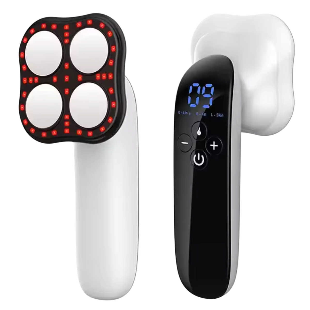 Wireless Body Device with EMS RF Red Light Therapy 40 Intensity Levels for Home Muscle Stimulation | Sansoti