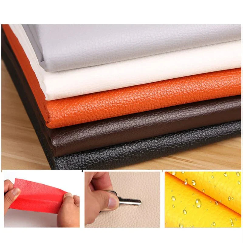 Zelfklevende Leerreparatiefolie 50x138cm Meubelherstel Bankstel Auto Interieur Leren Bank Herstellen | Sansoti