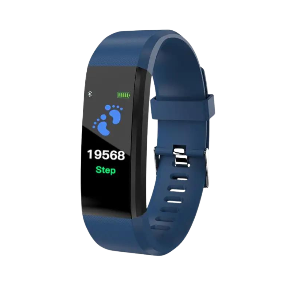 Digitaal Polshorloge met Hartslagmeter Stappenteller en Gezondheidstracking voor Senioren Actieve Levensstijl | Sansoti