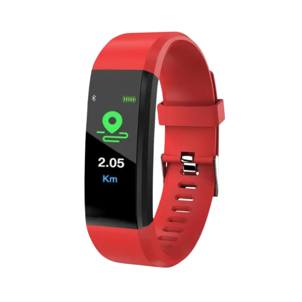 Digitaal Polshorloge met Hartslagmeter Stappenteller en Gezondheidstracking voor Senioren Actieve Levensstijl | Sansoti