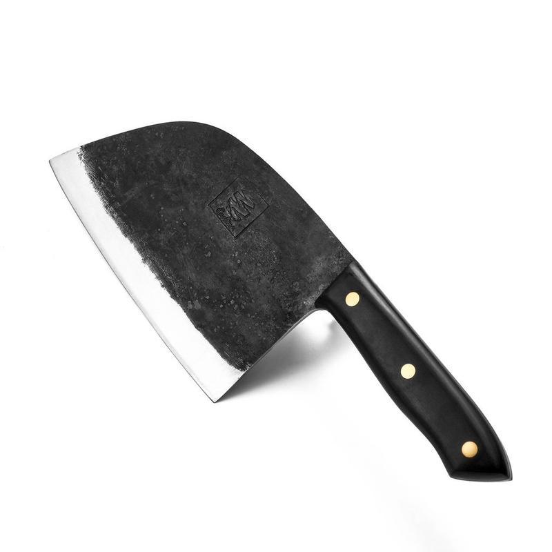 Koksmes 17cm Lemmet Roestvrij Staal Ergonomisch Handvat Hak Snij Versnipper Keukenmes Multifunctioneel | Sansoti