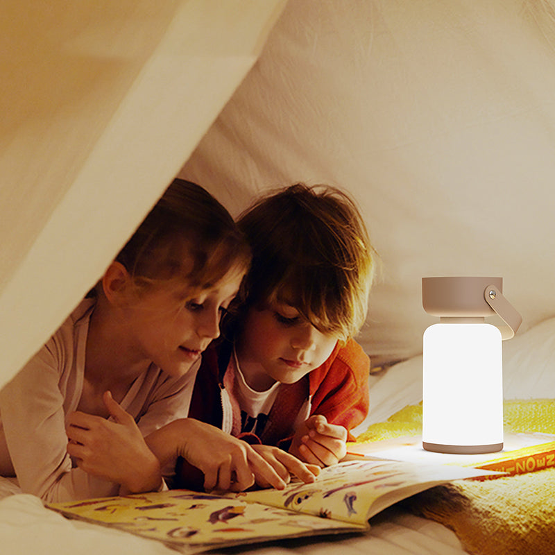 Draagbare LED Tafellamp Cilinder – Waterdicht Modern Design Oplaadbaar USB | Sansoti