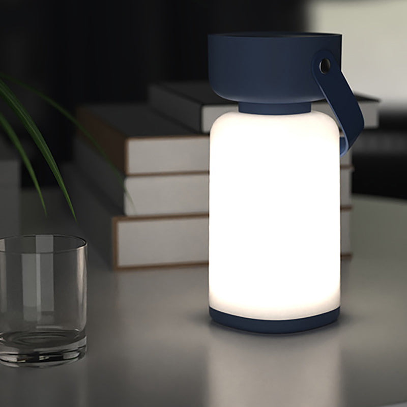 Draagbare LED Tafellamp Cilinder – Waterdicht Modern Design Oplaadbaar USB | Sansoti
