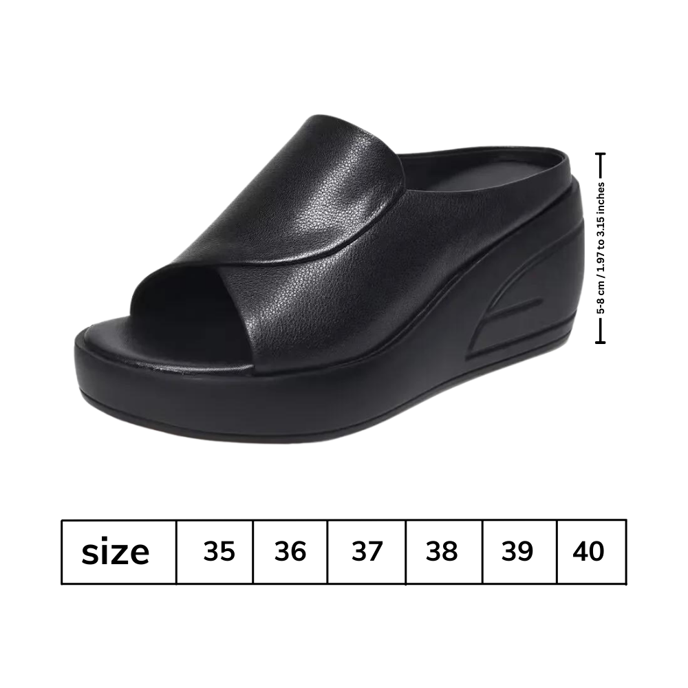 Orthopedische Dames Sleehakken Sandalen met Schokdemping en Voetboogsteun Comfortabel Zomer Schoeisel | Sansoti