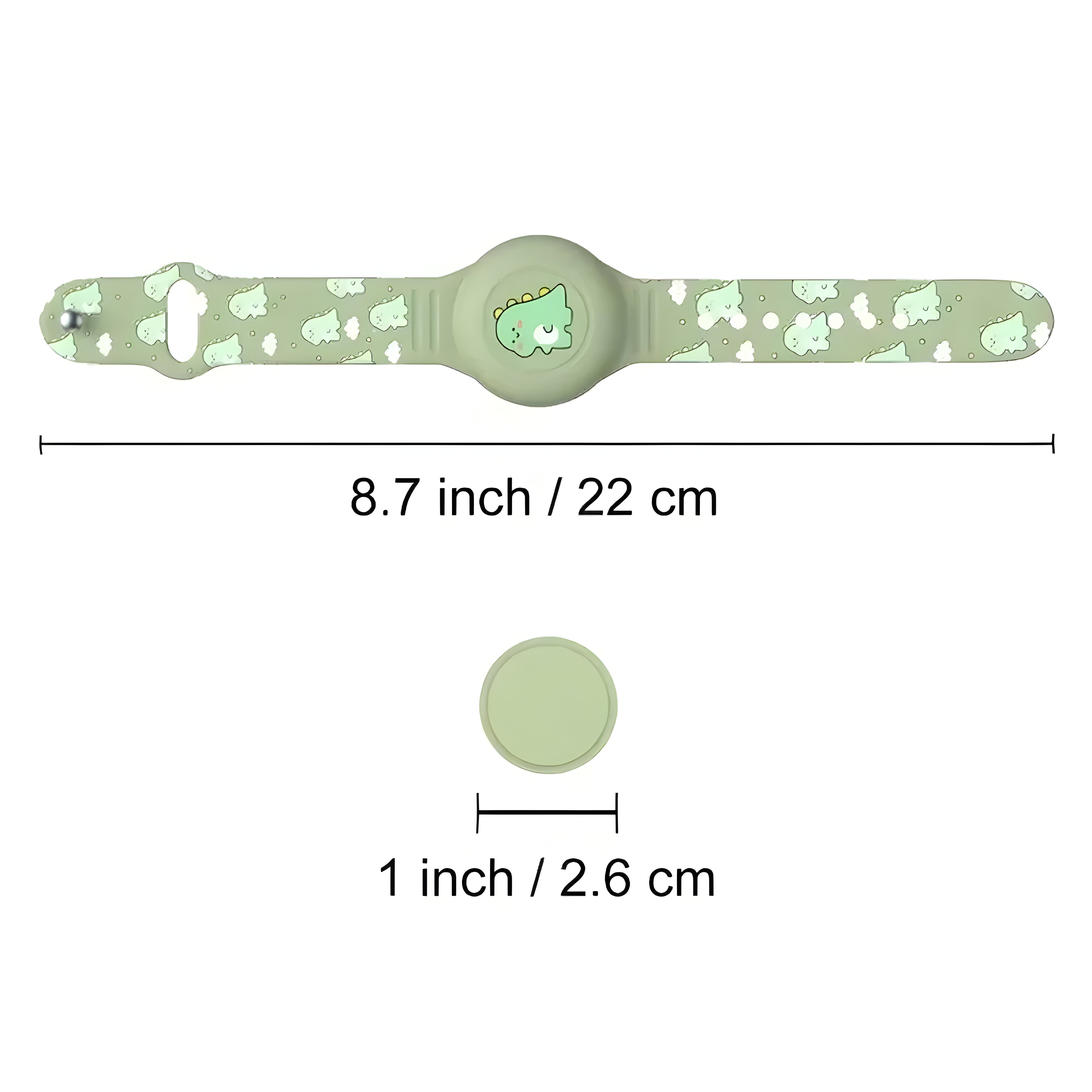 Siliconen Kinderarmband met Tracker-houder | Verstelbaar Sportarmband Speelse Designs | Sansoti