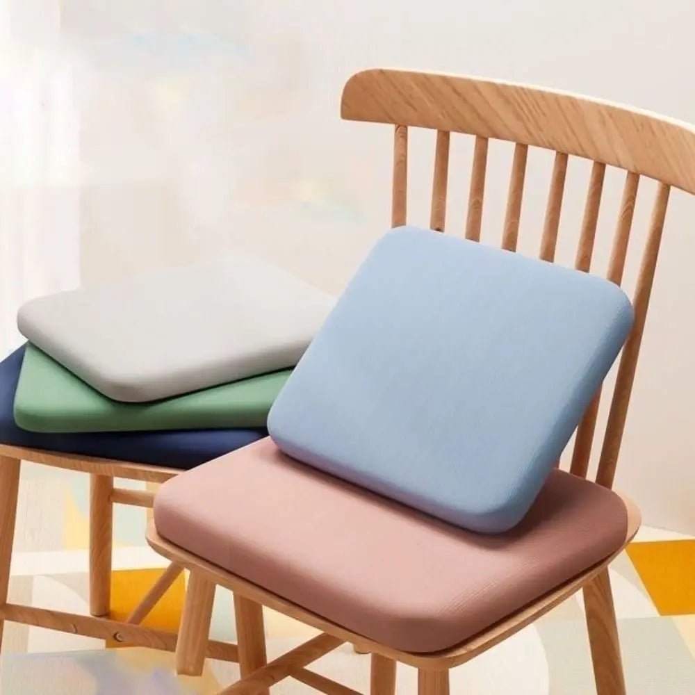Ergonomic Seat Cushion with Non-Slip Base Shape-Retaining Memory Foam Filling for Car Office Home Optimal Comfort | Sansoti