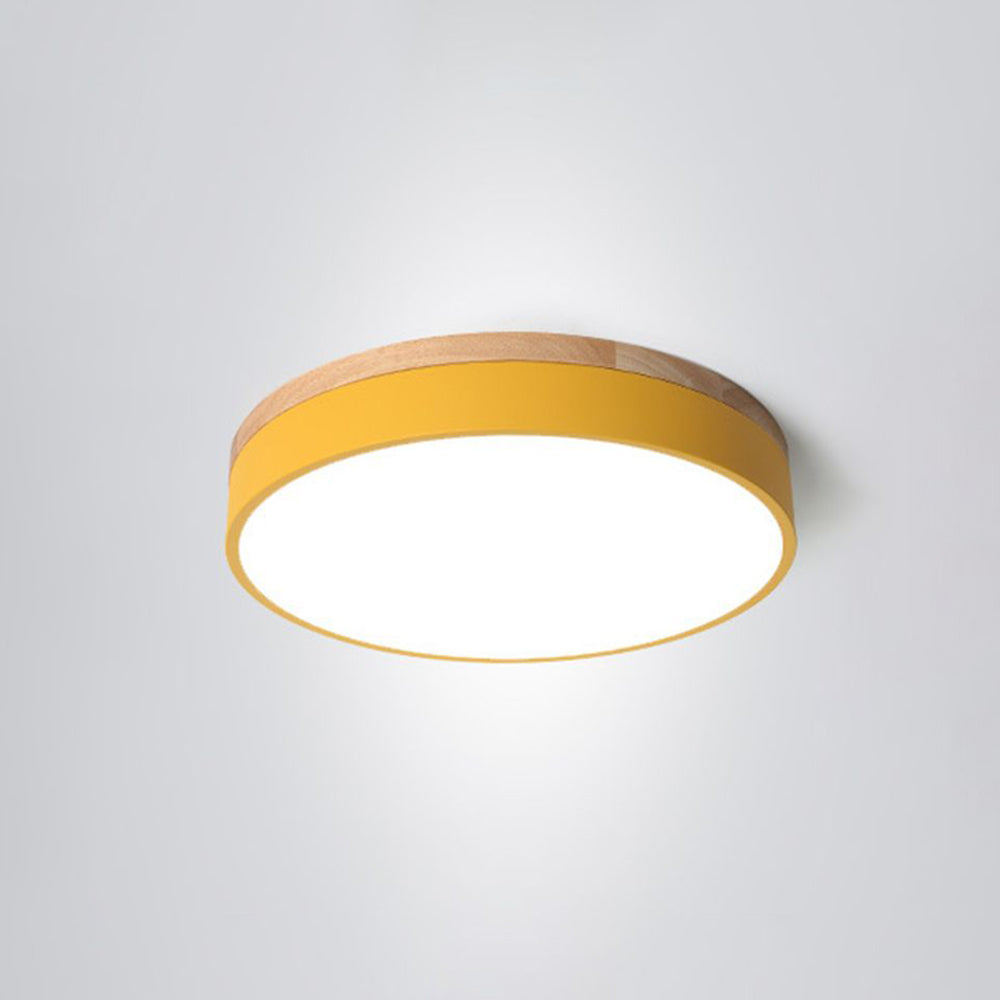 Runde dimmbare LED-Deckenleuchte mit 3 Lichteinstellungen, modernes Design für Wohnzimmer, Schlafzimmer, Küche und Flur | Sansoti