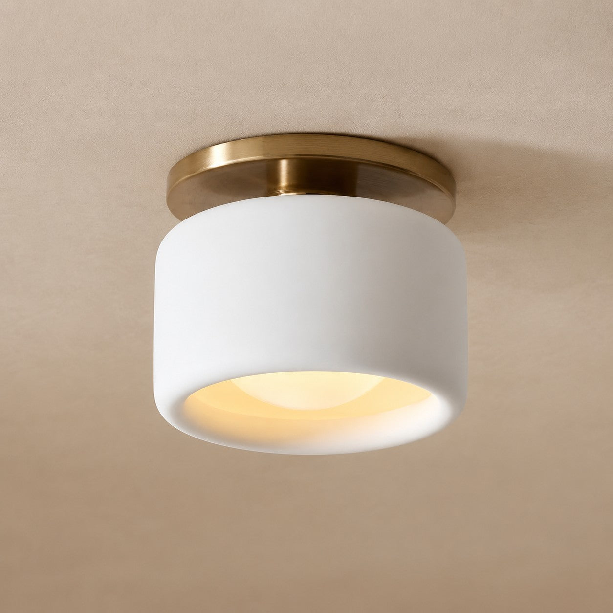 Porselein Plafondlamp Rond Modern – Zachte Sfeerverlichting voor Gang Kantoor Keuken | Sansoti
