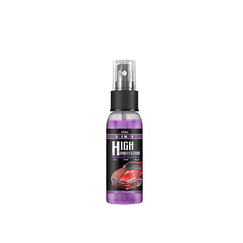 Spray de revêtement pour carrosserie automobile 3-en-1, sans eau, 30ml 100ml, protection, brillance, élimination des rayures, lavage et entretien automobile | Sansoti