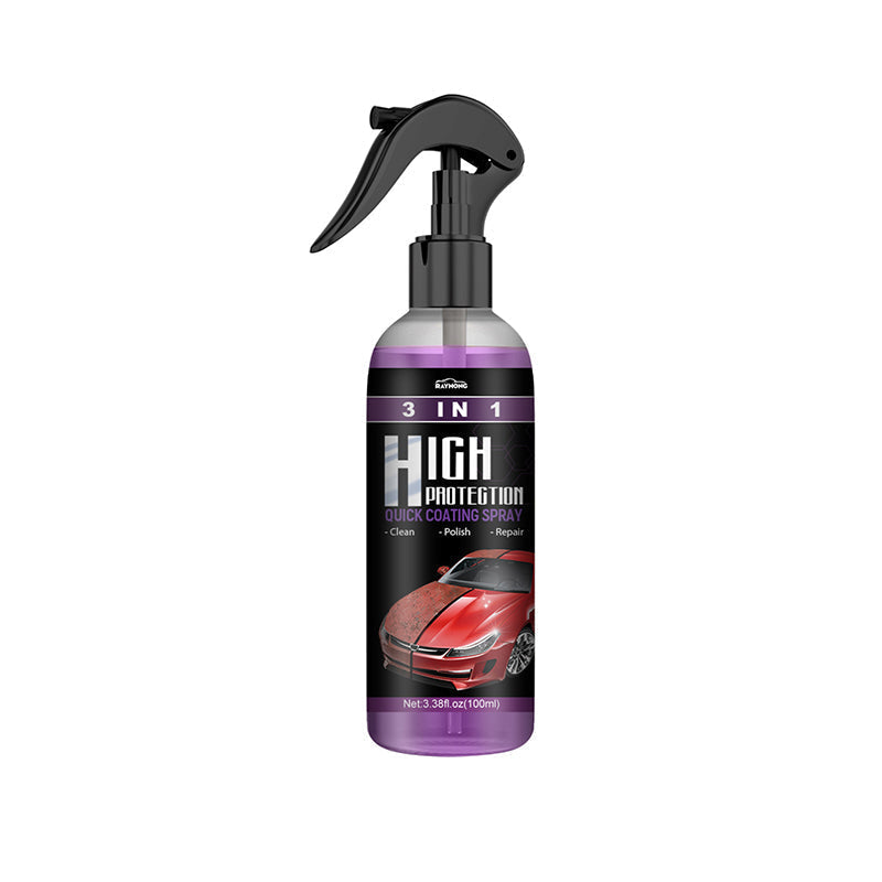 Spray de revêtement pour carrosserie automobile 3-en-1, sans eau, 30ml 100ml, protection, brillance, élimination des rayures, lavage et entretien automobile | Sansoti