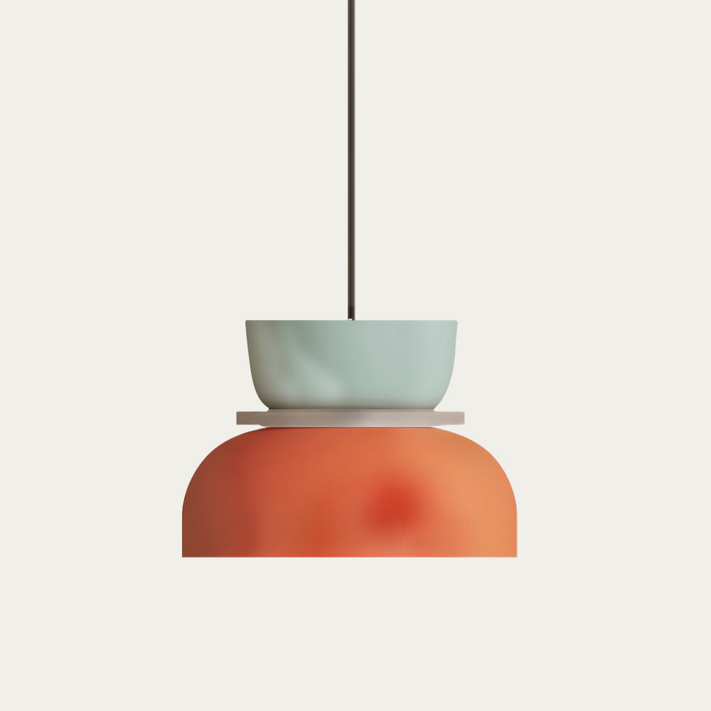 Hängeleuchte Acryl Farbblock Macaron Skandinavisch Nordisch E27 18-29cm Pastell Wohnzimmer Esszimmer | Restfield