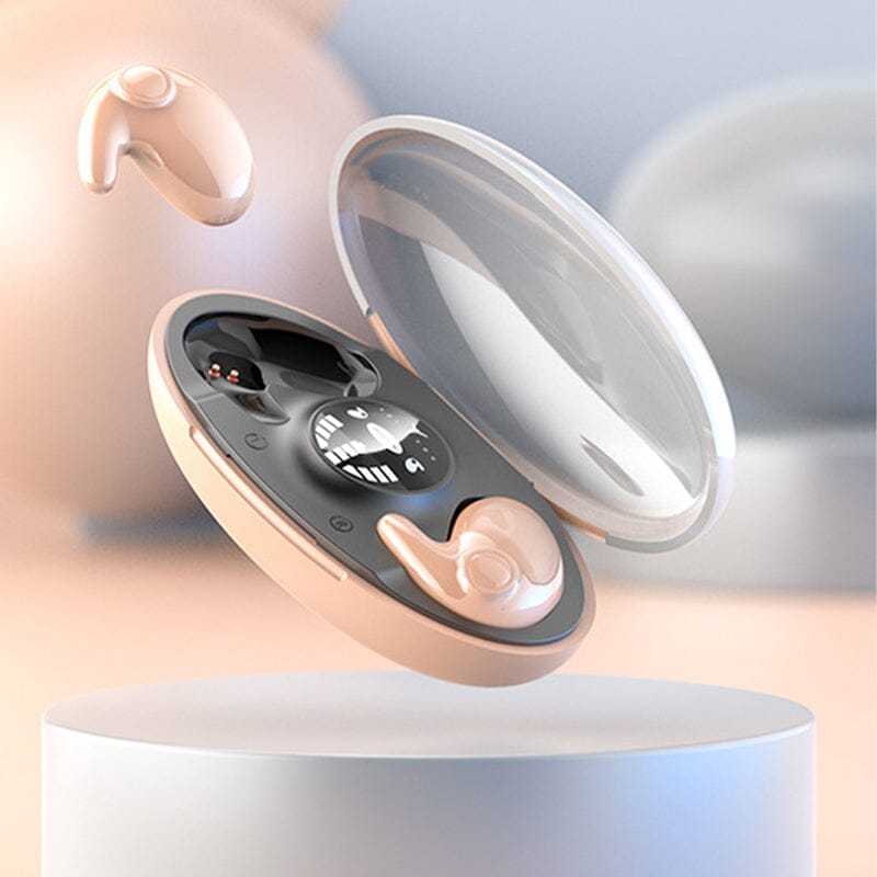Bluetooth 5.3 Slaap Oordopjes Ultra Compact Draadloos Muziek In-Ear Onzichtbaar Geluidsdemping Handsfree Nachtrust Comfortabel Hardlopen Sport | Sansoti