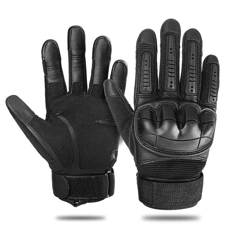 Gants de sport tactiques avec fonction écran tactile, microfibres et cuir PU antidérapants pour activités en plein air, moto, cyclisme et entraînement | Sansoti