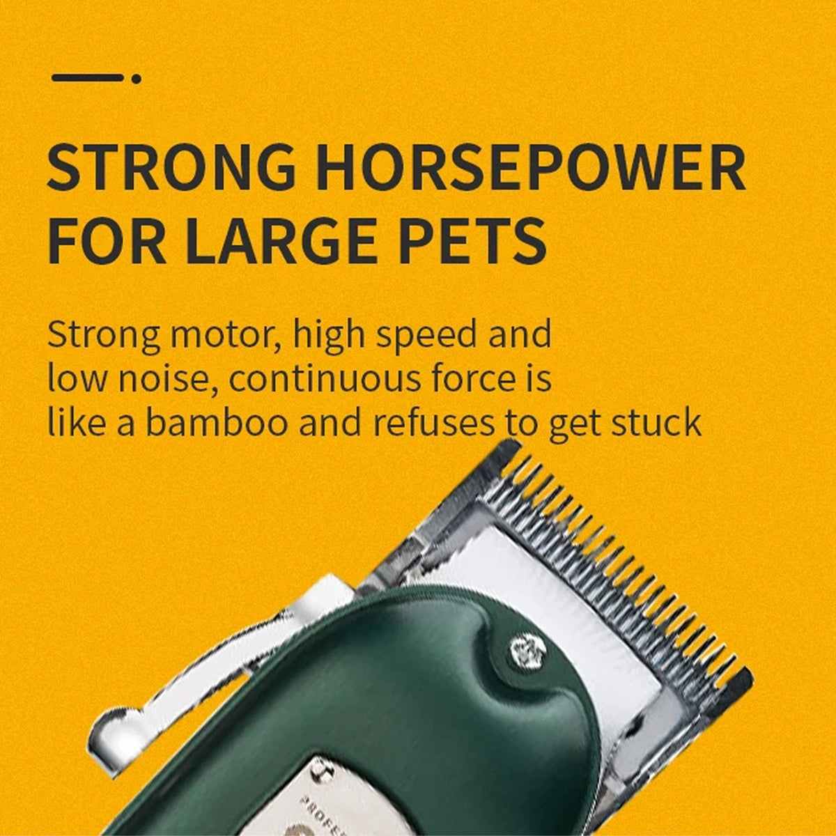 Rechargeable Pet Clipper with Quiet Motor, LED Indicator, Professional Fur Scissors and Trimmer for Dogs and Cats | Sansoti