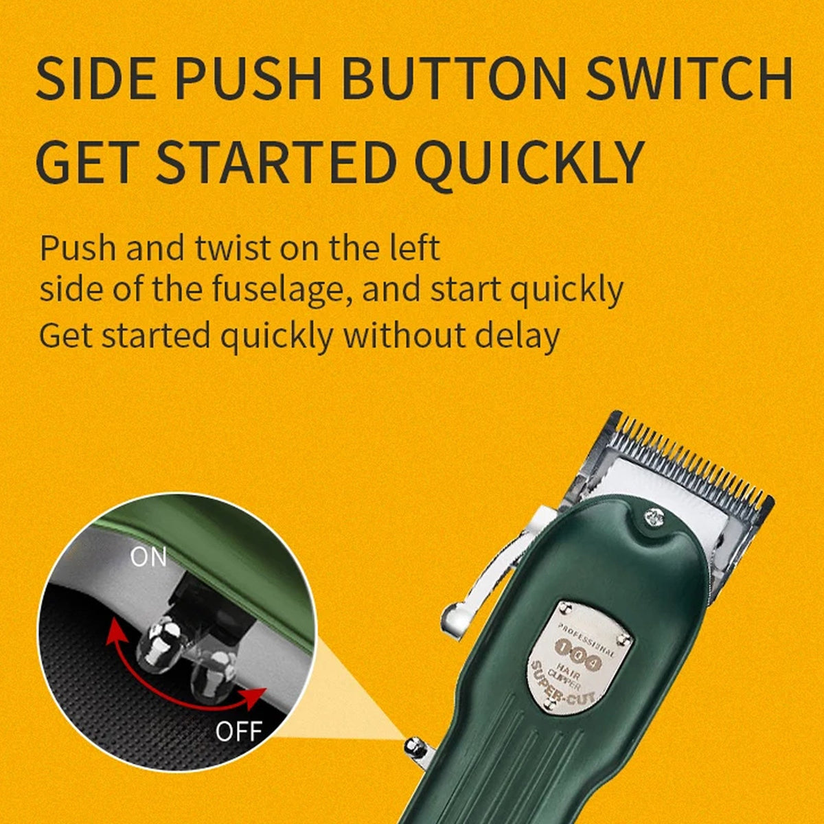 Rechargeable Pet Clipper with Quiet Motor, LED Indicator, Professional Fur Scissors and Trimmer for Dogs and Cats | Sansoti