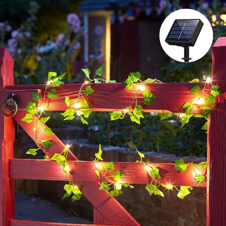 Zonne-energie Klimop Lichtslinger voor Tuin en Terras | Sansoti