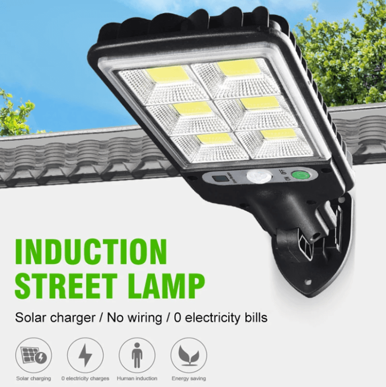 Waterproof Solar Outdoor Lamp with Motion Sensor 100W – IP67 LED Floodlight for Yard, Driveway and Garden with Remote Control | Sansoti