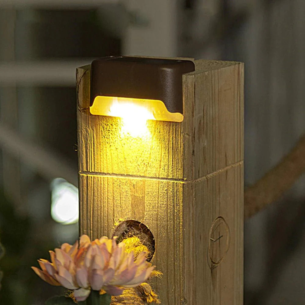 Zonne-energie Trapverlichting Waterdicht LED Buiten voor Tuin en Trap | Sansoti
