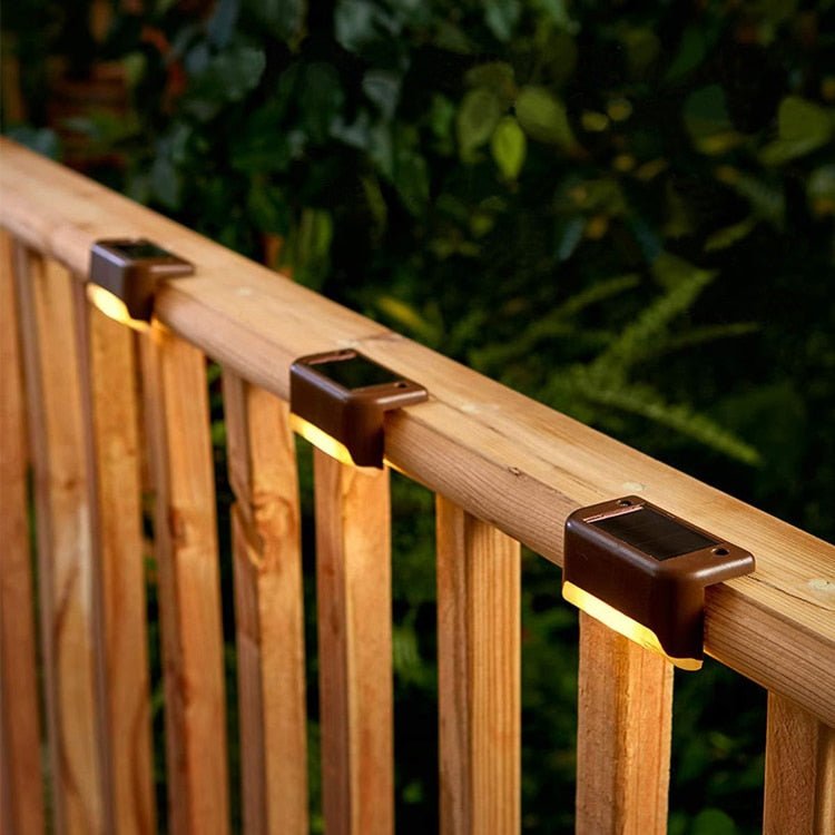 Zonne-energie Trapverlichting Waterdicht LED Buiten voor Tuin en Trap | Sansoti