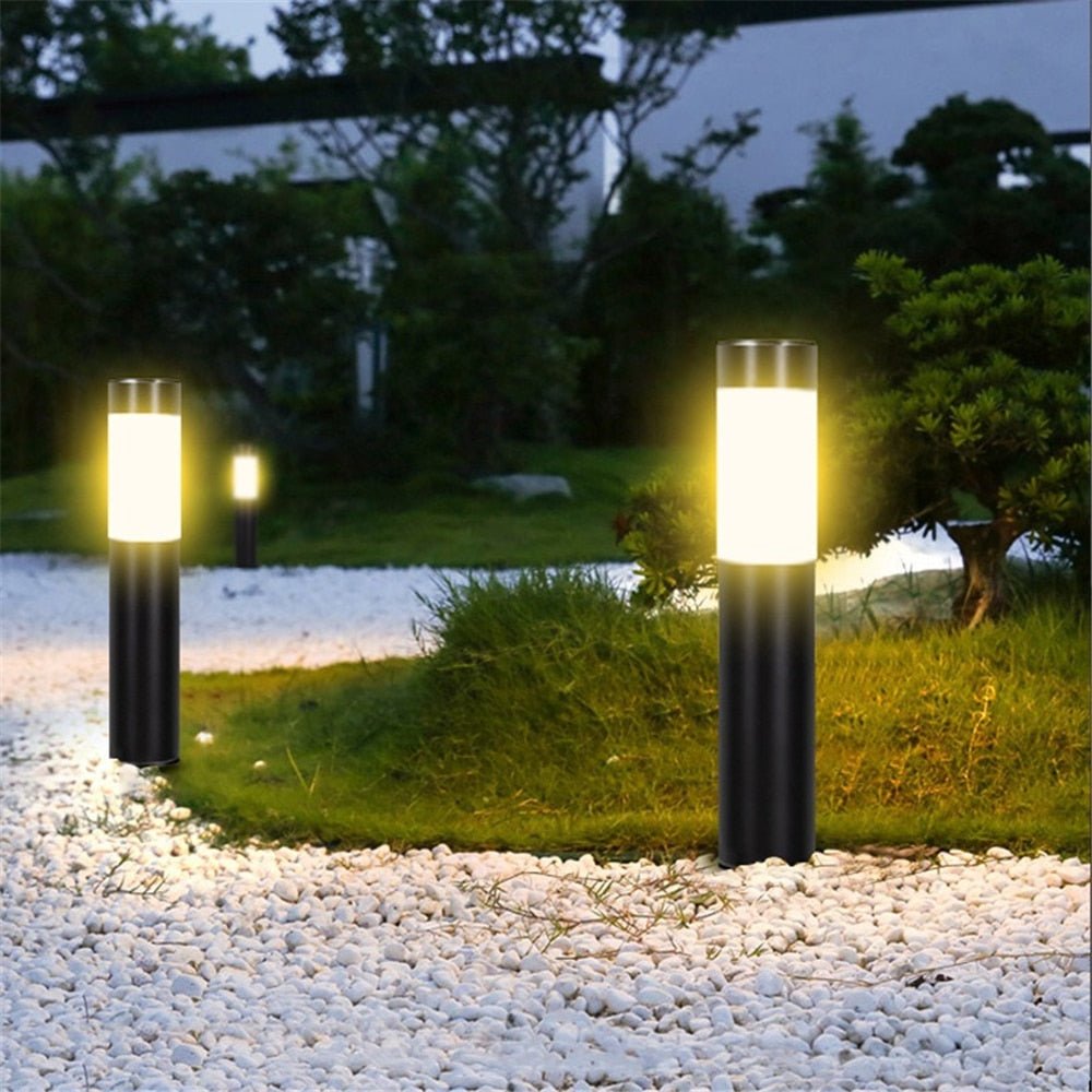 Solar Tuinpadverlichting met Lichtsensor IP65 Waterbestendig 42cm Roestvrij Staal | Sansoti