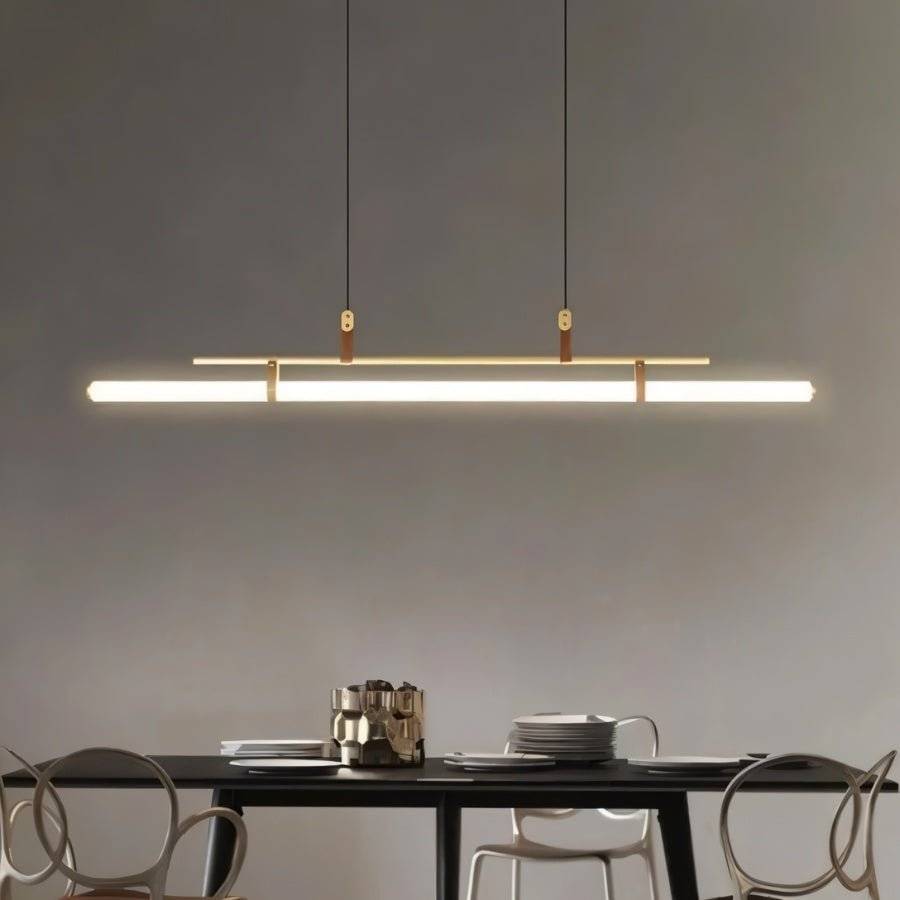 Minimalistische LED-Hängeleuchte mit schlankem Röhrendesign und gerichtetem Arbeitslicht | Restfield