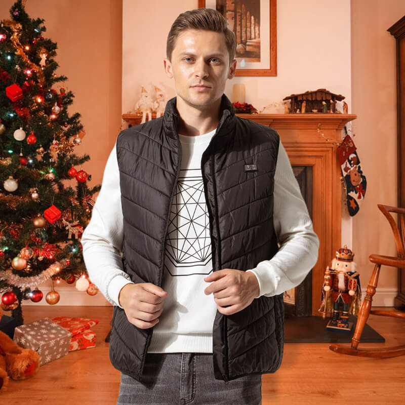 Verwarmingsvest met USB-Oplaadbare Verwarmingszones | Grafeen-Verwarmingstechnologie voor Outdoor & Winter | Sansoti