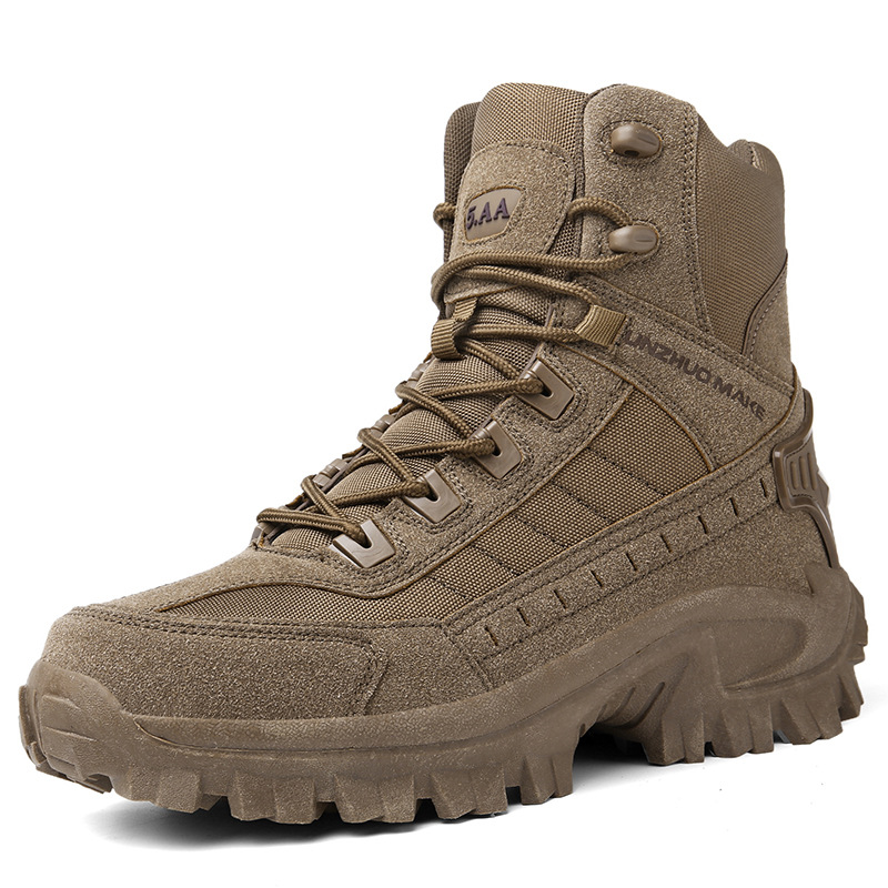 Waterdichte Werkschoenen Hoog met Antislip Zool Versterkte Enkel en Steunzool voor Outdoor Bouw Tuin | Sansoti