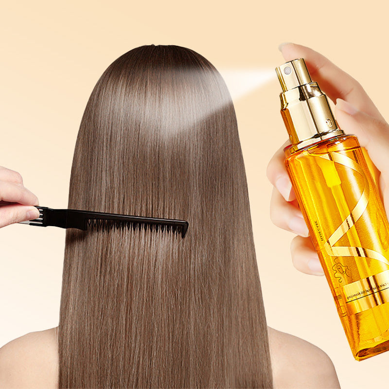 Hydraterende Haarverzorgingsolie – Natuurlijke Formule met Argan, Jojoba & Kokos – Glanzend Haar Zonder Verzwaring – Voor Alle Haartypes | Sansoti