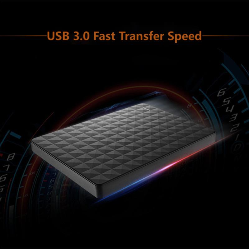 10TB Ultradunne Draagbare Harde Schijf - Lichtgewicht, Razendsnelle USB 3.0, Grote Capaciteit - EasySafe