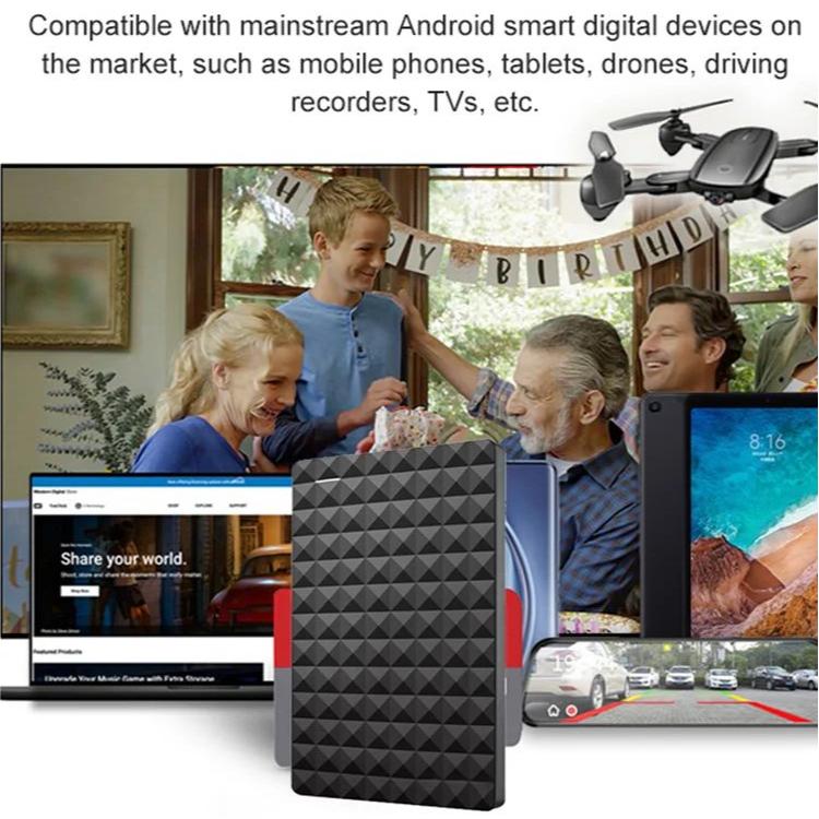 10TB Ultradunne Draagbare Harde Schijf - Lichtgewicht, Razendsnelle USB 3.0, Grote Capaciteit - EasySafe